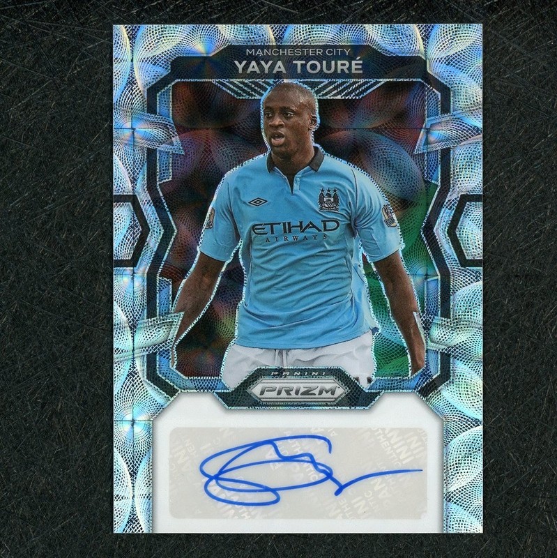 2023-24 Panini Prizm Yaya Toure Auto Silver Choice Prizm Manchester City ZD7650