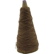Vintage Brown 13083 Cone Yarn 1/32 Pisgah Fiber Arts Craft Supply