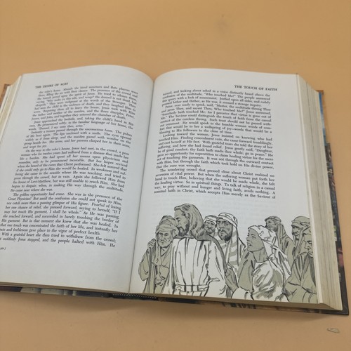 The Desire of Ages Ellen G. White 1964 Illustrated Hardcover Book Vintage - Foto 13 di 14