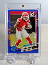 2023 Panini Donruss - Rashee Rice - #350 BLUE PRESS PROOF RATED ROOKIE
