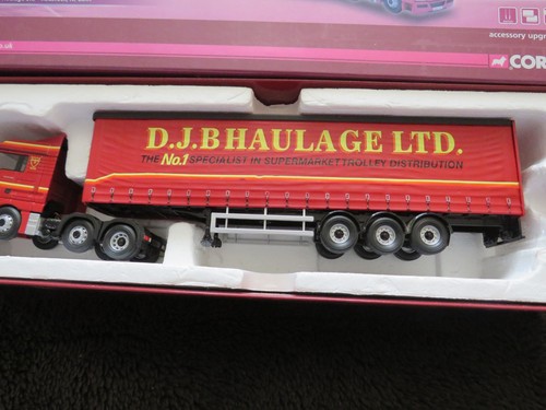 1.50 Corgi HAULIERS OF RENOWN MAN TGX Curtainside D.J.B Haulage 2  CC15206 - Picture 3 of 18