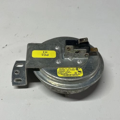 Tridelta FS6089A-1912 C340773P01 Furnace Air Pressure Switch .50" WC PF