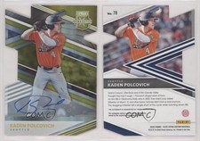 2020 Elite Extra Edition Status Gold Die-Cut Signatures /10 Kaden Polcovich Auto