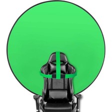 New 57" Green Screen for Chair Greenscreen Backdrop Background Gaming Meeting