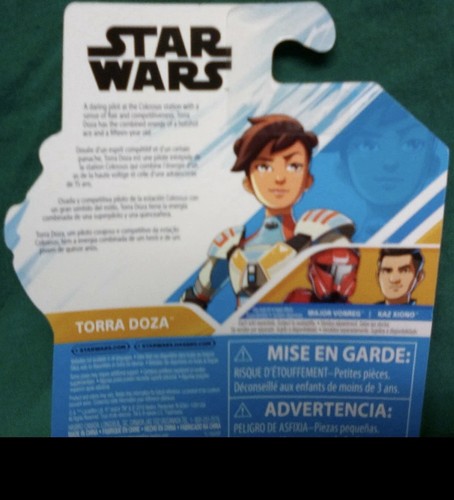 Hasbro Star Wars Resistance Animated Series 3,75 Zoll Torra Doza Actionfigur - Bild 4 von 4