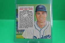 1954 Red Man Tobacco All-Star Team National League Series Cut Tab Duke Snider
