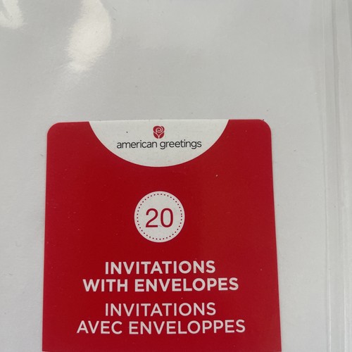 American Greetings "¡Celebra con nosotros!" Tarjetas de invitación con sobres de 20 quilates - Imagen 7 de 9