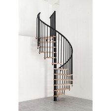 Minka Spindeltreppe Spiral Effect 38-305,5cm Geschosshöhe Wendeltreppe Treppe