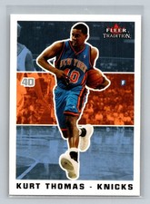 2003-04 Fleer Tradition #31 Kurt Thomas New York Knicks Basketball Card