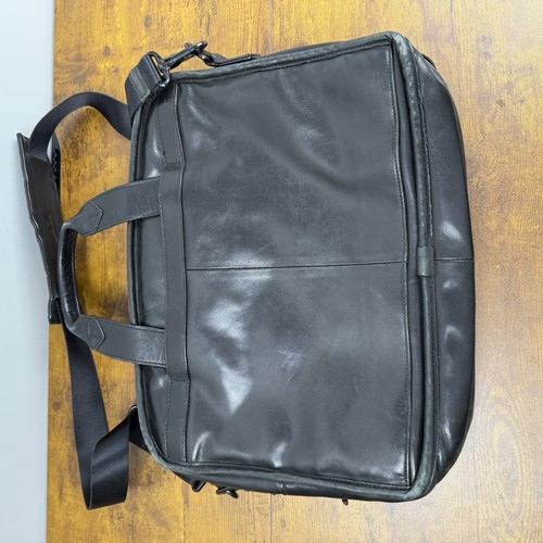 TUMI T-Pass Aktentasche Tasche Herren schwarz Leder 96145DH Laptop Schulter Reise Arbeit - Bild 17 von 23