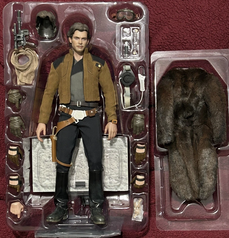 Hot Toys MMS492 Star Wars Han Solo 1/6 (Deluxe Version) complete  - Image 3 of 4