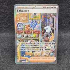 Salvatore 212/162 Temporal Forces Holo Special Illustration Rare POKEMON