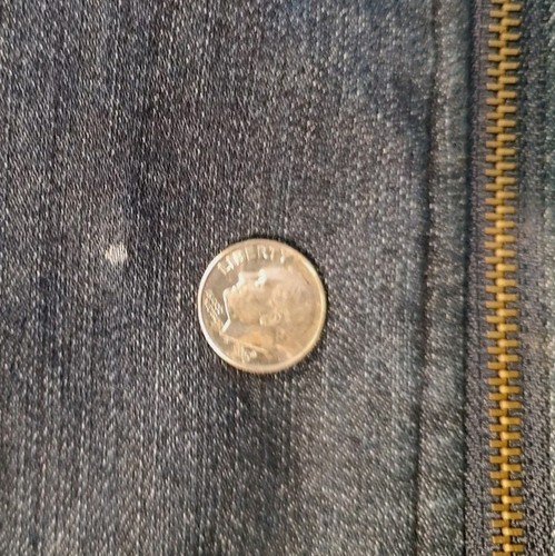 Alfred Dunner - Lightweight Denim Embellished Full Zip Jacket - Women's 14 - Picture 4 of 4