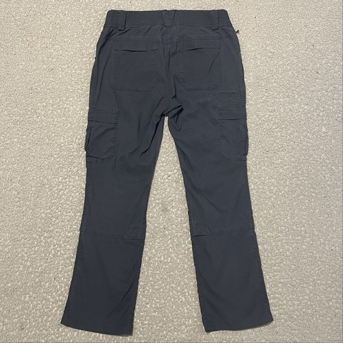 Duluth Trading Pants Womens 4 Black Dry on the Fly Stretch Cargo Pants - Picture 4 of 18