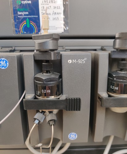 GE AKTAmicro AKTA FPLC con P-905, UV-900, pH/C-900, caja-900, válvulas, célula UV - Imagen 6 de 23