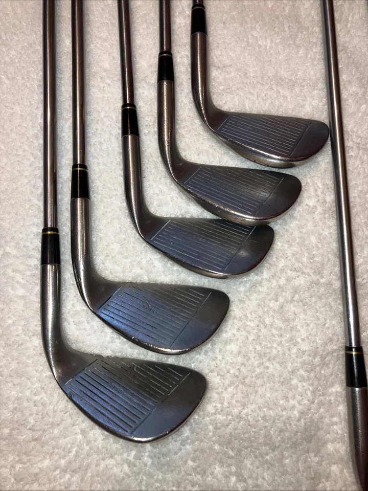 Maruman VERITY21 3-9 Irons Sw Pw Golf Club Left Handed Reg Steel Golf Pride Grip - Image 3 of 4