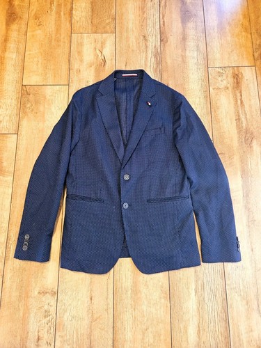 Tommy Hilfiger Navy Polkadot Blazer 48 - Picture 2 of 9