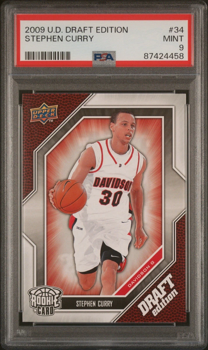 Upper Deck Stephen Curry 9 Grade Basketball Sports Trading Cards