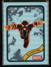 2025 Topps Chrome Marvel #22 Sunfire Refractor