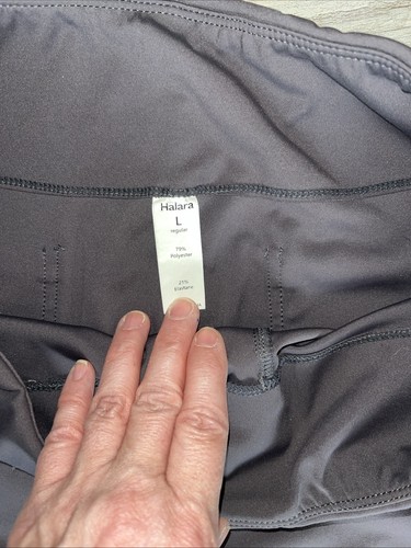 Halara Halo Tech Pull On Pleated Pants Women's Size M Brown Pockets High Waist - Bild 3 von 5