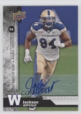 2018 Upper Deck CFL Auto Jackson Jeffcoat #112 Auto