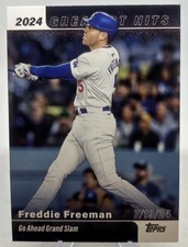 Freddie Freeman 2025 Topps Series 1 - 2024 Greatest Hits #GH-10 Dodgers