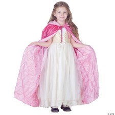 Girl  s Princess Pink Cape Cloak   Halloween Costume Dress Up Accessory