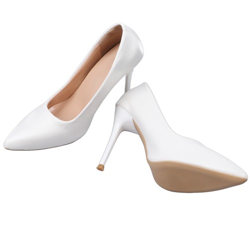 Pointed Toe High Heels Frauen PU Leder Modische Elegante Geschlossene Zehen High - Bild 23 von 24