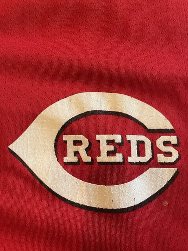 VTG Cincinnati Reds Ken Griffey Jr MLB Baseball Jersey Sz XXL Majestic Red - Picture 3 of 12