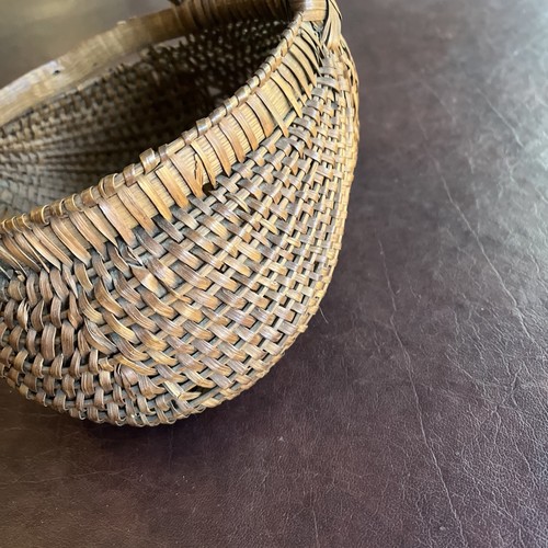 Vintage Weiden Gesäß Po Eierkorb eng geflochten - Bild 8 von 19