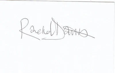 RACHEL DAVIES signed autograph - Coronation Street, Emmerdale, Brookside, Dr.Who - Image 1 of 4