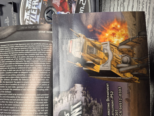 Sony PlayStation 2 PS2 Star Wars Battlefront II Spiel CIB mit Reg Card getestet - Bild 2 von 5