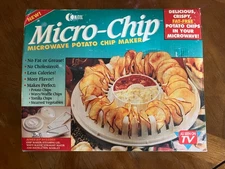 Vintage K-Tel Micro-Chip Microwave Potato Chip Maker As Seen On Tv 1995