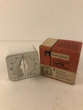 Vintage Maid of Honor Kitchen Timer – 60 Min – Boxed – Works – Mid Century #4659