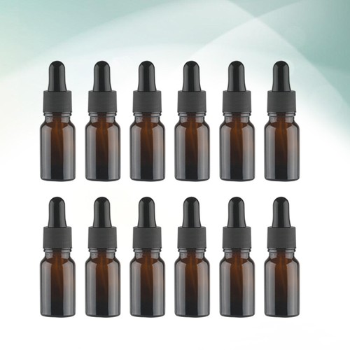 Botella de aceite esencial 12 piezas cuentagotas de viaje mini accesorios líquidos - Imagen 7 de 12