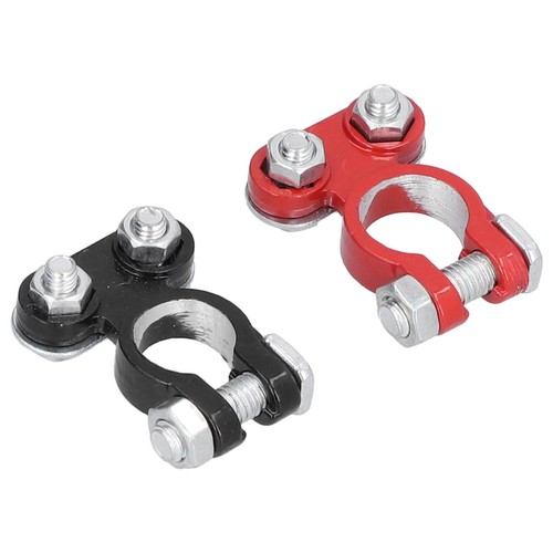 2pcs Battery Cable Terminal Clamps Aluminum Alloy Connectors Accessory For C LVE - Picture 4 of 22