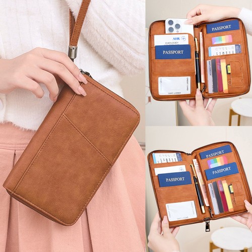 Waterproof Passport Holder Travel Document Wallet RFID Bag Family Case Organizer - Picture 10 of 15