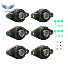 6Pcs UCFL204-12 Pillow Block Bearing 3/4" Bore Flange Mounted Self Alignment