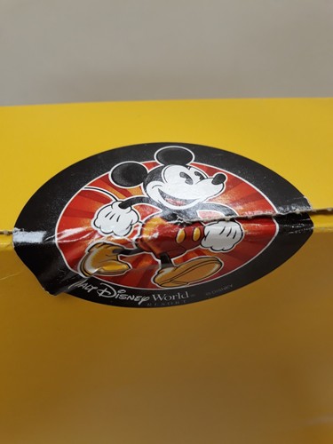 Disney Theme Parks Dinner Plate Mickey Mouse Gourmet Deep Blue White 275mm Boxed - Picture 5 of 7
