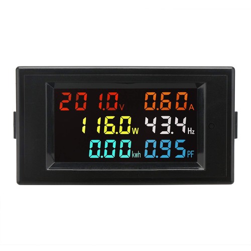 AC Meter, AC 80-300V 100A Voltage Current Power Factor Frequency Electric Ene... - Picture 2 of 7