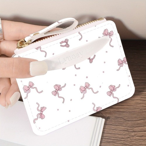 Slim Zipper Wallet PVC Coin Purse Fashion Card Case for Women Girls - Picture 10 of 19