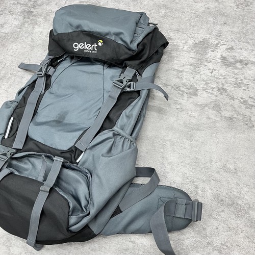 Gelert Shadow 60 Litre Charcoal Black Rucksack Unisex Trekking Camping - Picture 3 of 6