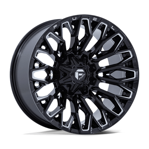 22x12 Fuel Off-Road FC865 Strike Gloss Black Milled Wheel Blank (-44mm)