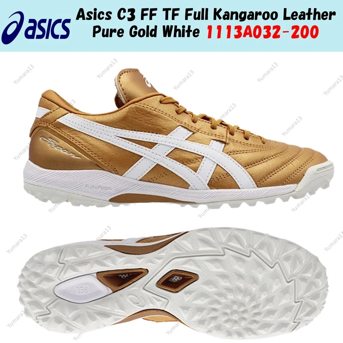 ASICS C3 FF TF White for Sale | Authenticity Guaranteed | eBay
