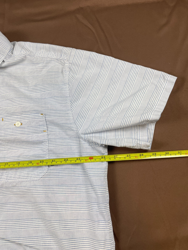 Mountain Hard Wear mens extra large white, Blue stripe pen pocket casual shirt - Picture 8 of 8