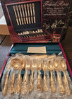 F. B. Rogers & Sons French Rose Gold 44 Piece Flatware Set New in Box