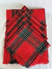 Christmas Plaid Tablecloth and Napkin Set of Four