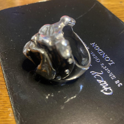 Crazy Pig Bulldog Ring US10-10.5 #0209 | eBay Crazy Pig Bulldog Ring US10-10.5 #0209 | eBay