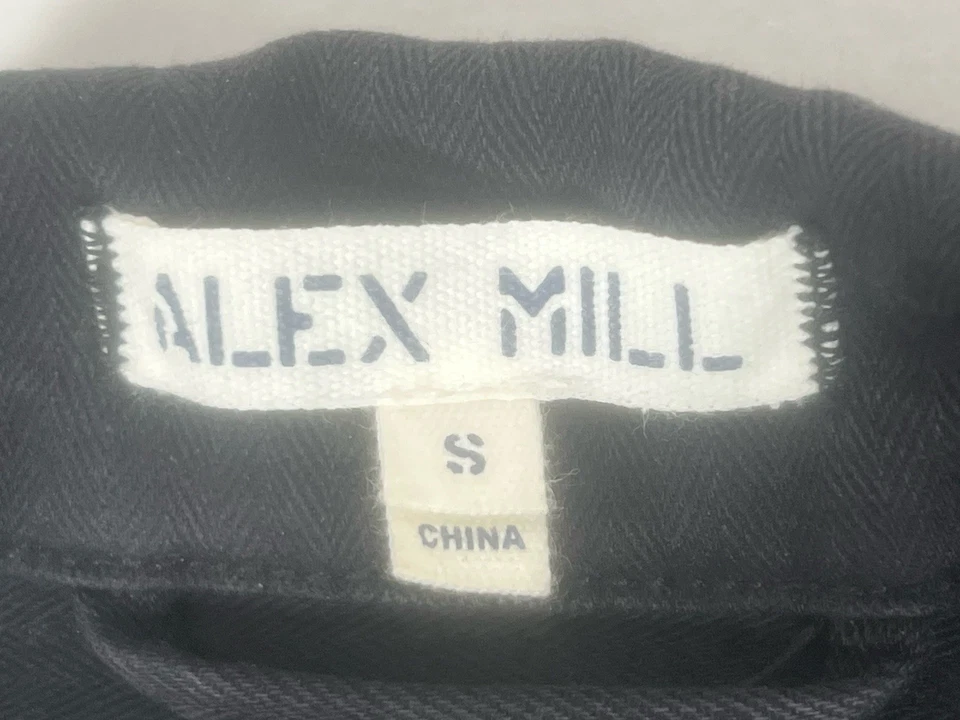 Mono Alex Mill Mujer Pequeño Negro Cremallera Completa Utilitario Cintura Ajustable Foto 2 de 4