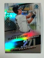 2020 Bowman Chrome #ST-12 Ulrich Bojarski Stat Tracker Detroit Tigers Baseball